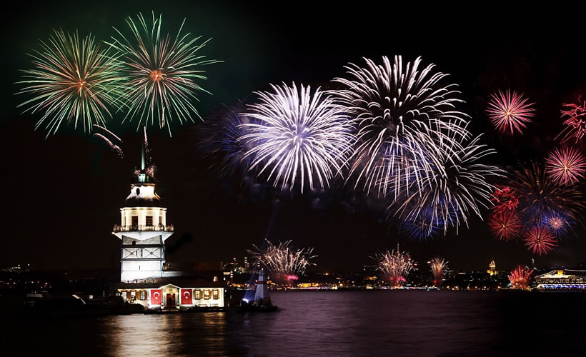 New Year Eve Party on Bosphorus Istanbul Turkey