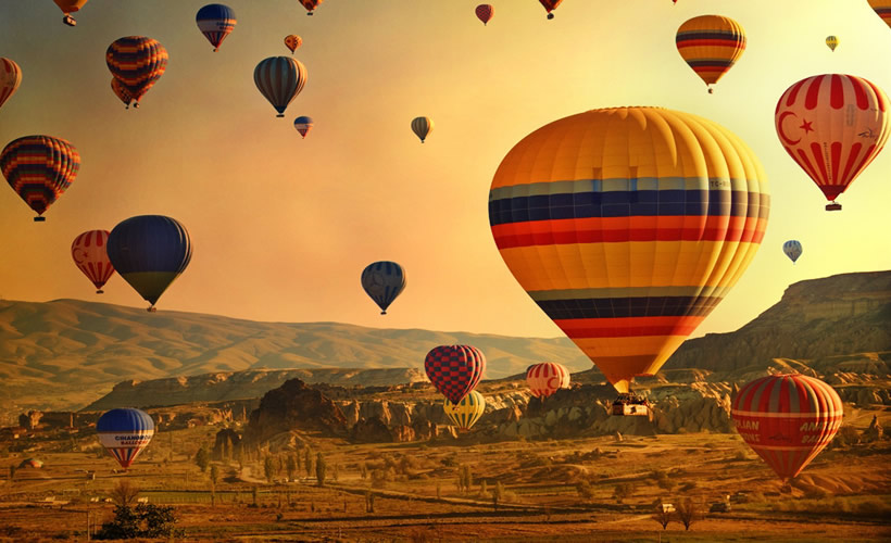 Hot Air Balloon Flight in Cappadocia Turkey